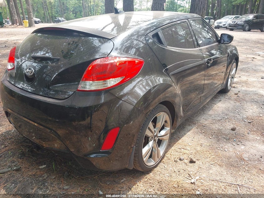 Vin: kmhtc6adxcu065505, lot: 46089632, hyundai veloster base w/black 20124