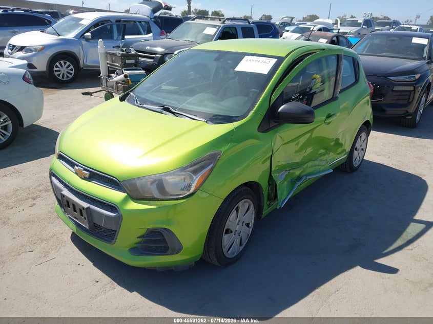 Vin: kl8cb6sa0gc605489, lot: 46089639, chevrolet spark ls cvt 20162