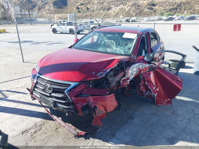 Vin: jtjyarbz6g2026419, lot: 46089652, lexus nx 200t 20162
