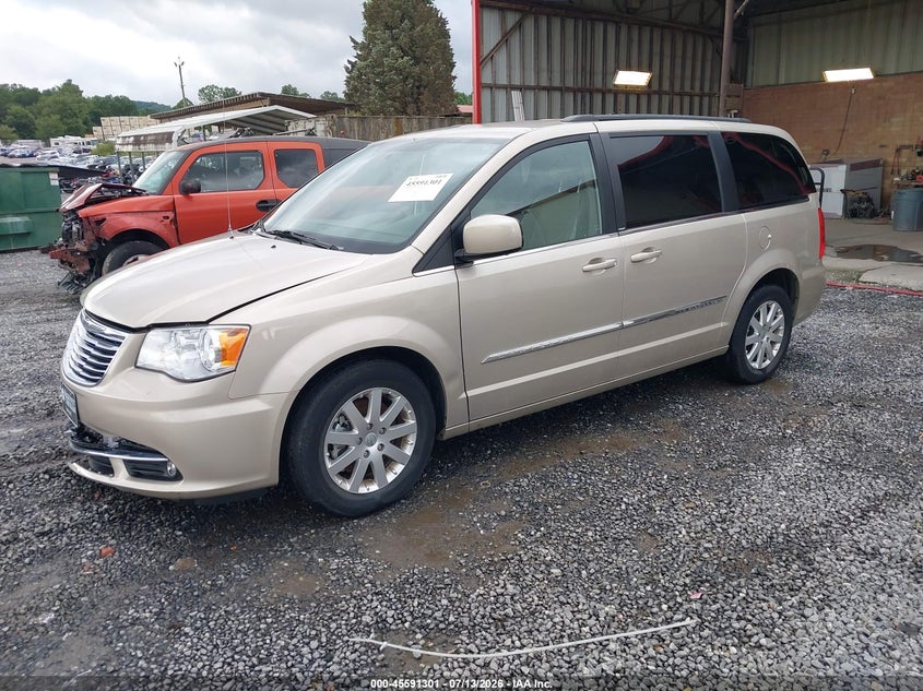 Vin: 2c4rc1bg7dr781741, lot: 46089678, chrysler town & country touring 20132