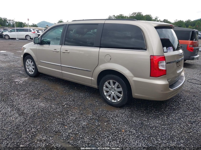 Vin: 2c4rc1bg7dr781741, lot: 46089678, chrysler town & country touring 20133