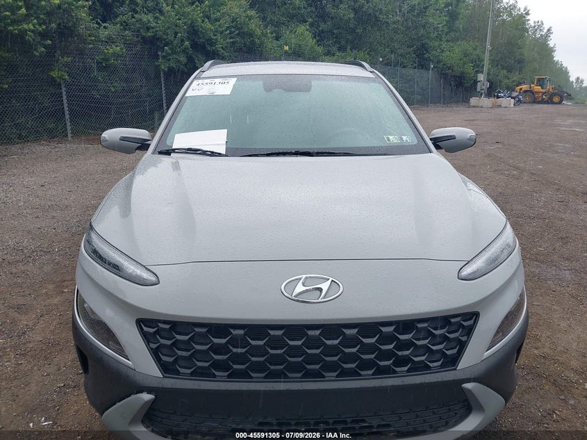 2022 Hyundai Kona Sel VIN: KM8K6CAB7NU829264 Lot: 45591305