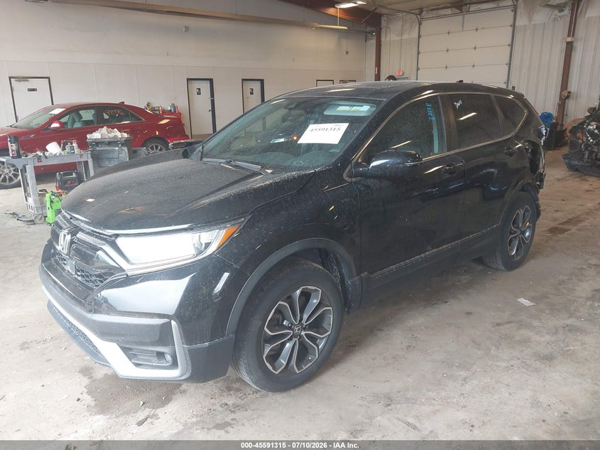 2021 Honda Cr-V Awd Ex, Удар сзади, IAAI, VIN 2HKRW2H54MH633305 — фото 2