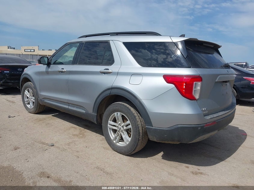 Vin: 1fmsk8dh7ngb90410, lot: 46089708, ford explorer xlt 20223