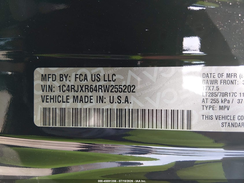 2024 Jeep Wrangler 4Xe Rubicon 4Xe VIN: 1C4RJXR64RW255202 Lot: 45591356