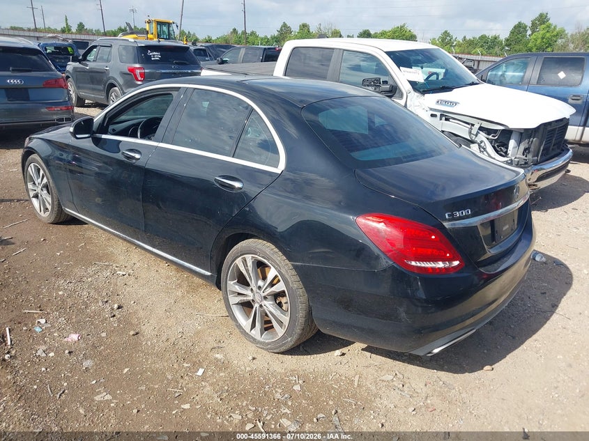 2015 MERCEDES-BENZ C auction photo 3