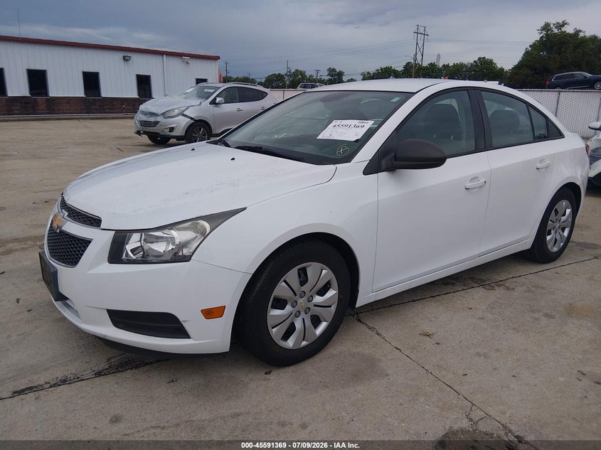 2014 Chevrolet Cruze Ls Auto, Обычный износ, IAAI, VIN 1G1PA5SH2E7182108 — фото 2