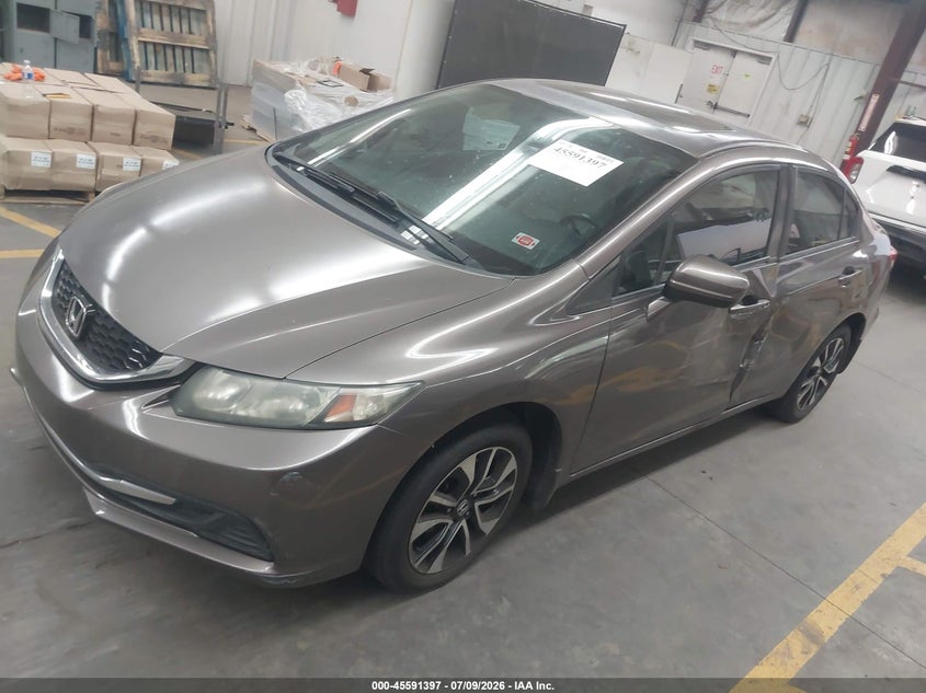 2015 HONDA CIVIC auction photo 2