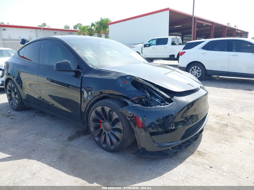 2024 Tesla Model Y Performance Dual Motor All-Wheel Drive VIN: 7SAYGDEF2RA296673 Lot: 45591436