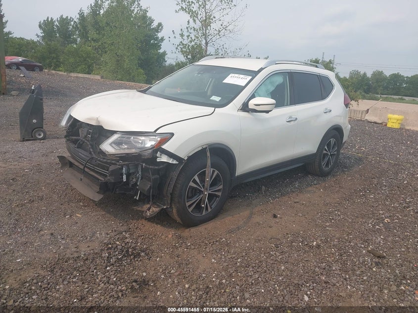 2019 Nissan Rogue Sv, Front End, IAAI, VIN JN8AT2MV8KW392243 — photo 2