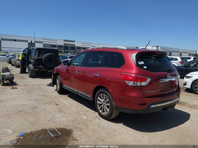 Vin: 5n1ar2mn7fc702881, lot: 46089849, nissan pathfinder platinum/s/sl/sv 20153