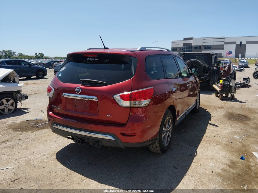 2015 NISSAN PATHFINDER auction photo 4