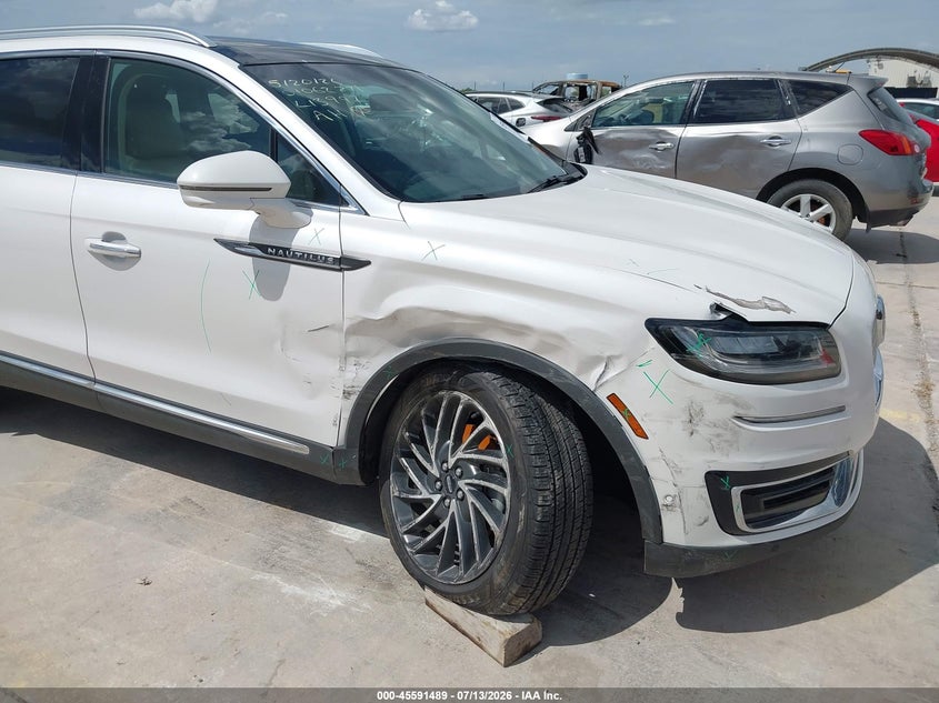 2019 Lincoln Nautilus Reserve VIN: 2LMPJ8LP1KBL13997 Lot: 45591489
