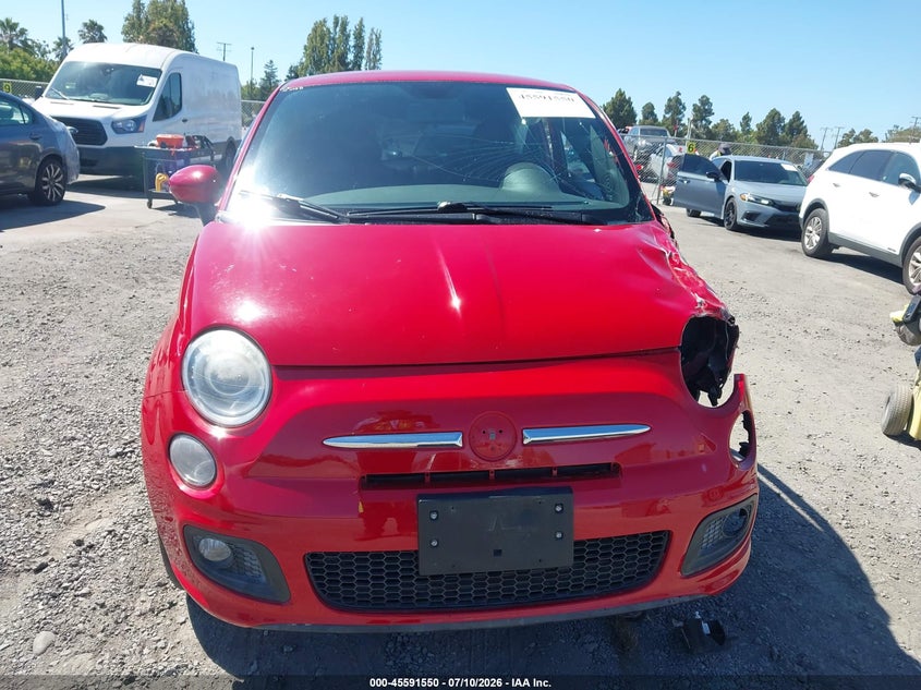 2012 Fiat 500 Sport VIN: 3C3CFFBR9CT212269 Lot: 45591550