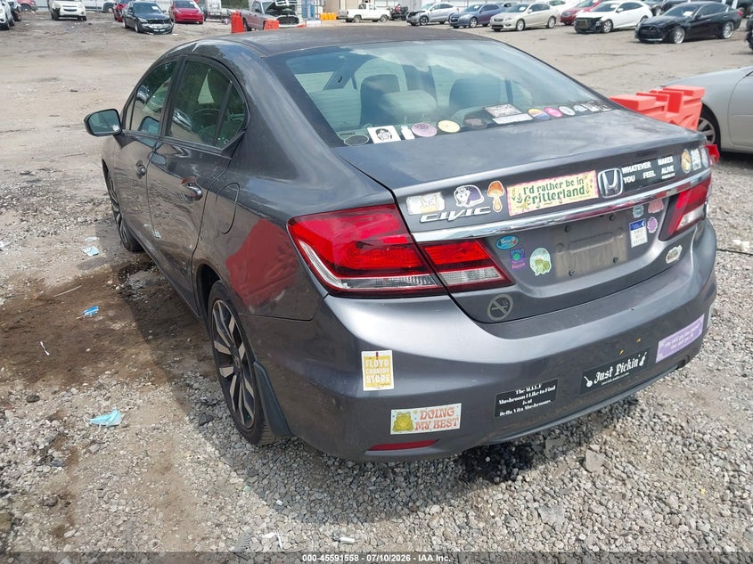 2015 HONDA CIVIC auction photo 3