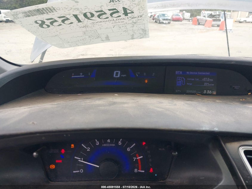 2015 HONDA CIVIC auction photo 7