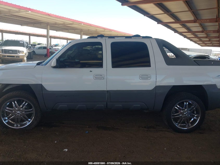 2002 Chevrolet Avalanche 1500 VIN: 3GNEK13T12G201522 Lot: 45591580