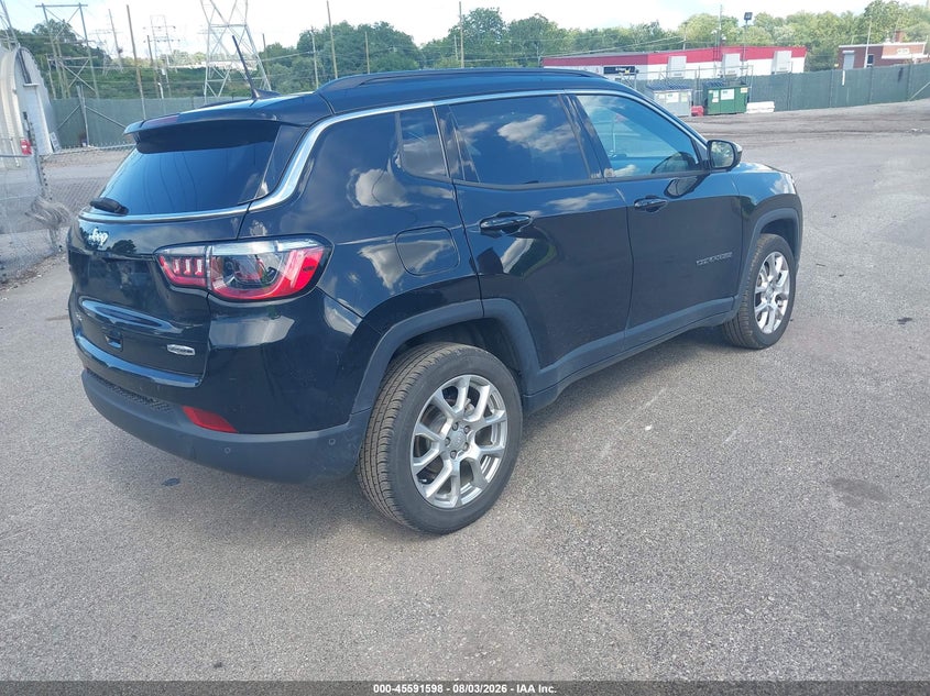 Vin: 3c4njdfn5pt526781, lot: 46089975, jeep compass latitude lux fwd 20234