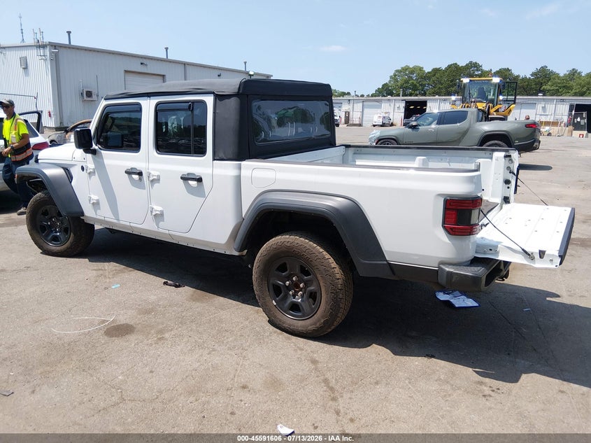 Vin: 1c6hjtag4ml611268, lot: 46089983, jeep gladiator sport 4x4 20213