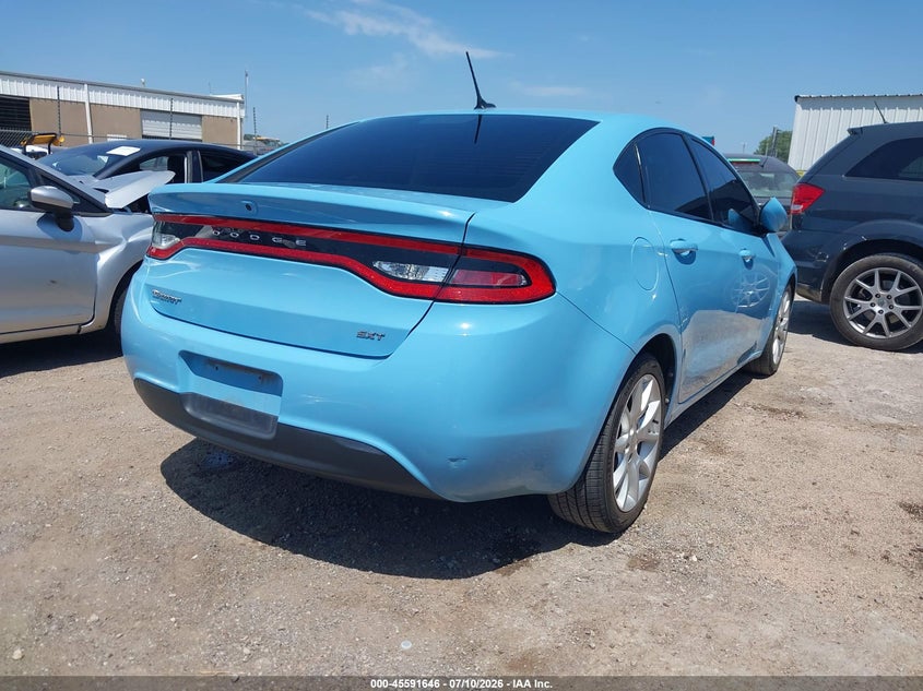 Vin: 1c3cdfba0dd214256, lot: 46090023, dodge dart sxt 20134