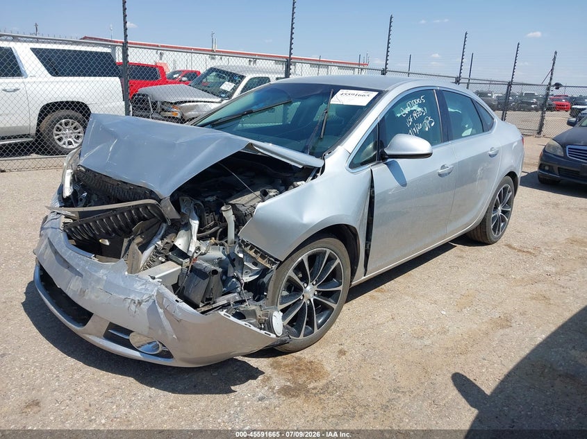Vin: 1g4pw5sk5g4174301, lot: 46090042, buick verano sport touring group 20162
