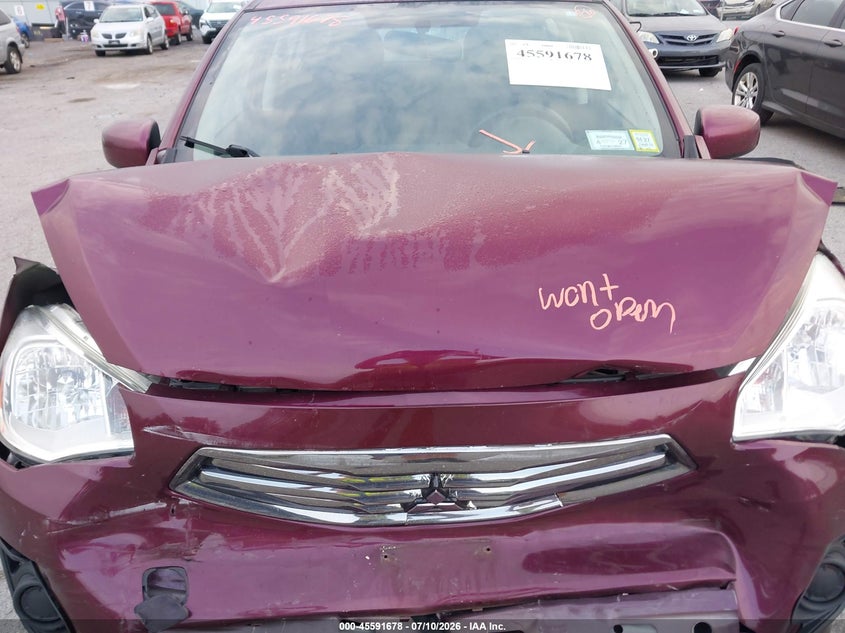 2019 Mitsubishi Mirage G4 Es VIN: ML32F3FJ0KHF14577 Lot: 45591678