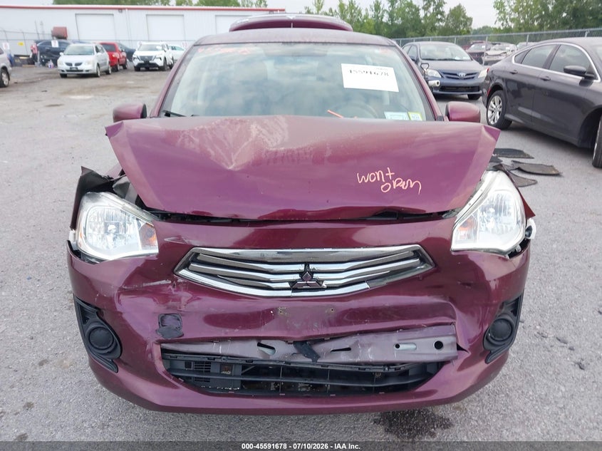 2019 Mitsubishi Mirage G4 Es VIN: ML32F3FJ0KHF14577 Lot: 45591678
