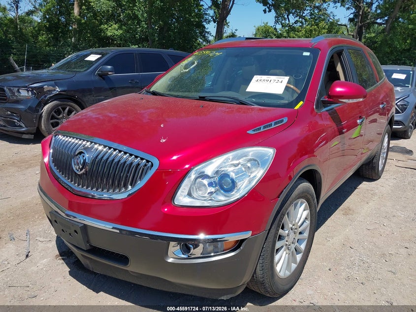 Vin: 5gakvcedxcj261952, lot: 46090101, buick enclave leather 20122