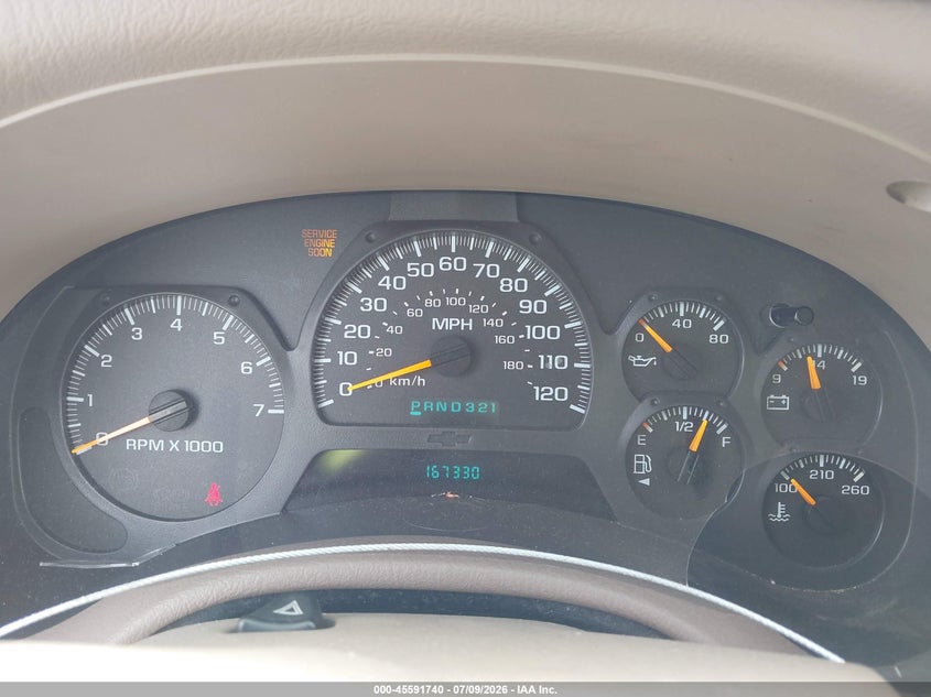 2004 CHEVROLET TRAILBLAZER EXT auction photo 7