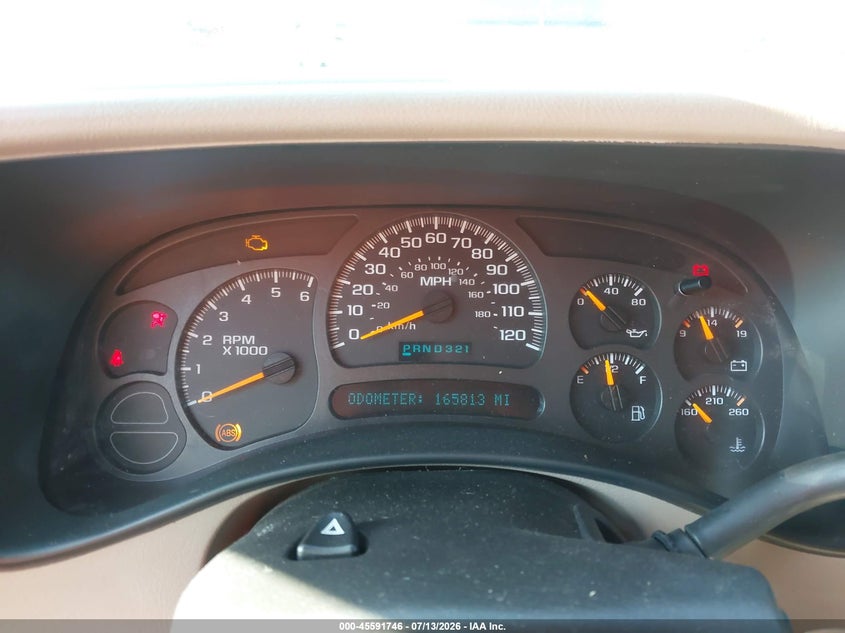 2003 Chevrolet Avalanche 1500 VIN: 3GNEK13T13G222159 Lot: 45591746