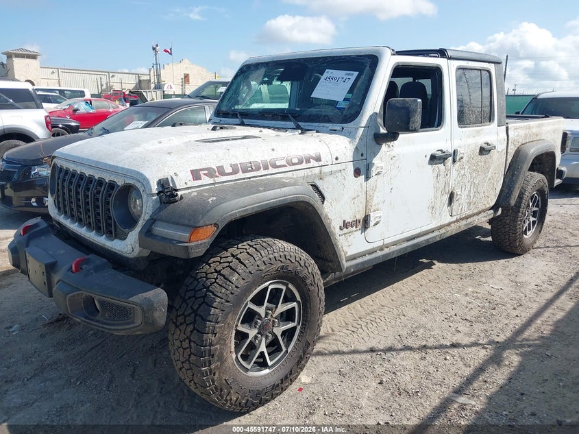Vin: 1c6rjtbg3tl183274, lot: 46090124, jeep gladiator rubicon 4x4 20262