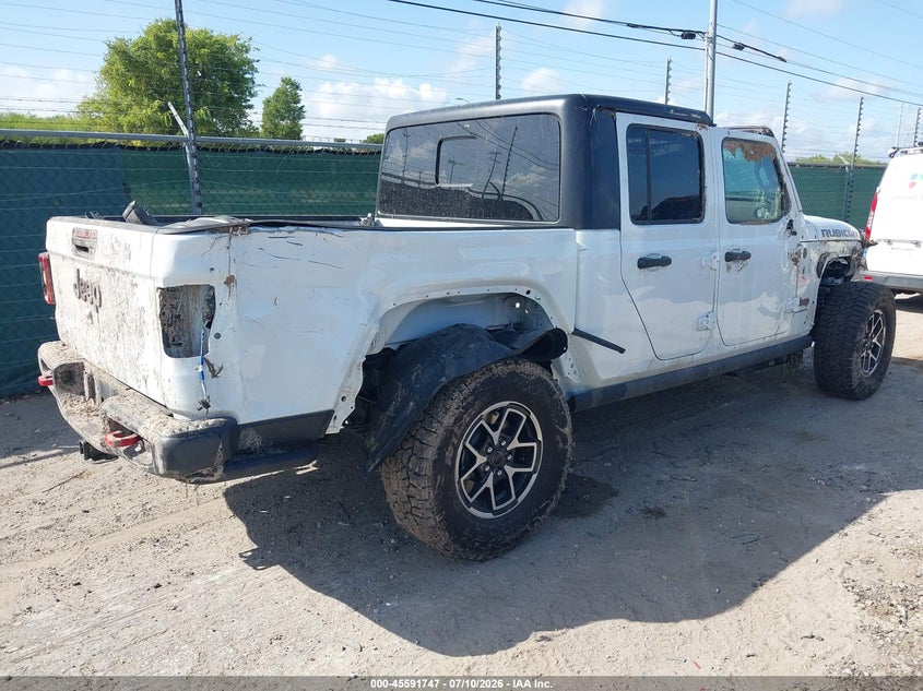 Vin: 1c6rjtbg3tl183274, lot: 46090124, jeep gladiator rubicon 4x4 20264