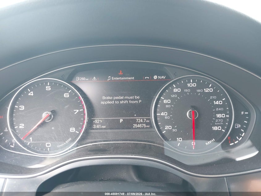 2012 Audi A6 3.0T Prestige VIN: WAUJGAFC2CN176365 Lot: 45591749