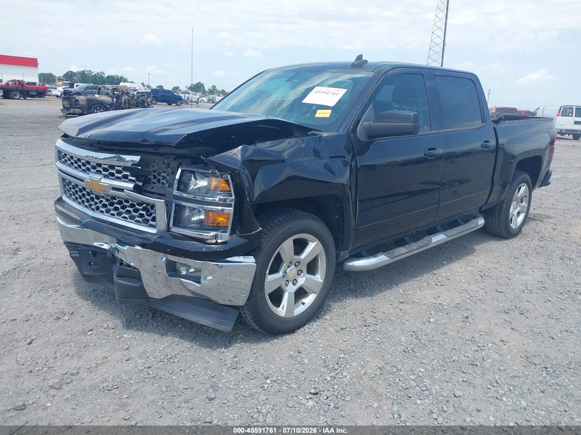 2015 Chevrolet Silverado, Удар спереди, IAAI, VIN 3GCPCREC8FG515524 — фото 2