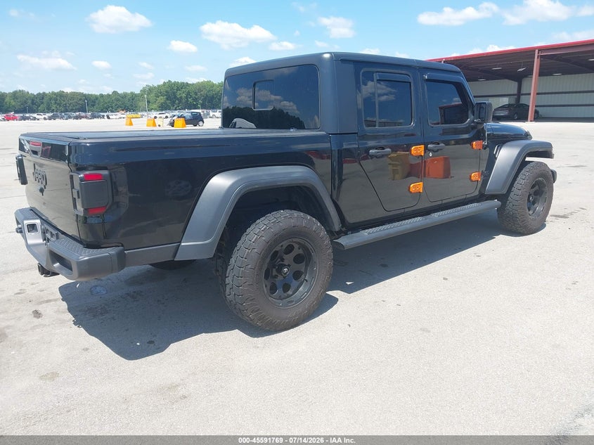 Vin: 1c6hjtag2ll120020, lot: 46090146, jeep gladiator sport s 4x4 20204