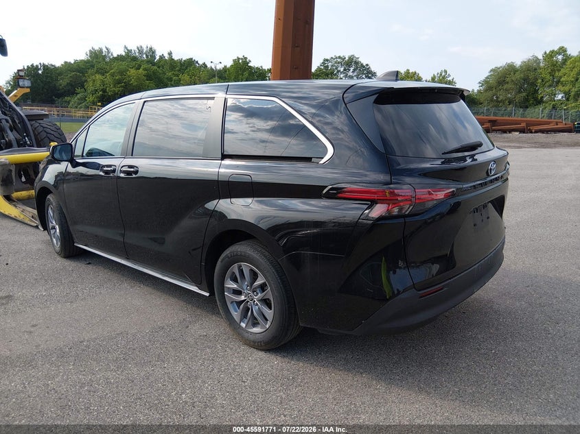 Vin: 5tdkrkec9ns131767, lot: 46090148, toyota sienna le 20223