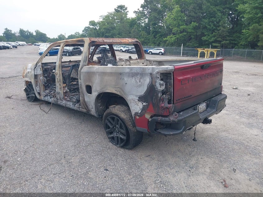 Vin: 3gcukfed2tg110719, lot: 46090149, chevrolet silverado 1500 4wd  short bed lt trail boss 20263