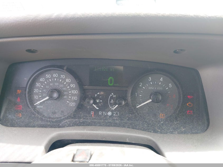 2009 Mercury Grand Marquis Ls (Fleet Only) VIN: 2MEHM75V79X621155 Lot: 45591775