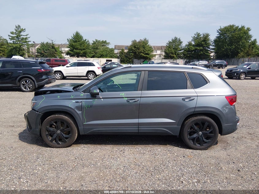2022 Volkswagen Taos 1.5T Se VIN: 3VVLX7B27NM098823 Lot: 45591789