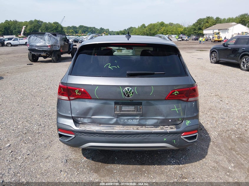 2022 Volkswagen Taos 1.5T Se VIN: 3VVLX7B27NM098823 Lot: 45591789