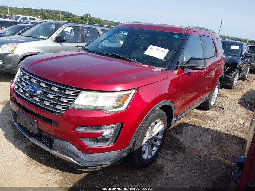 Vin: 1fm5k7d83gga32124, lot: 46090175, ford explorer xlt 20162