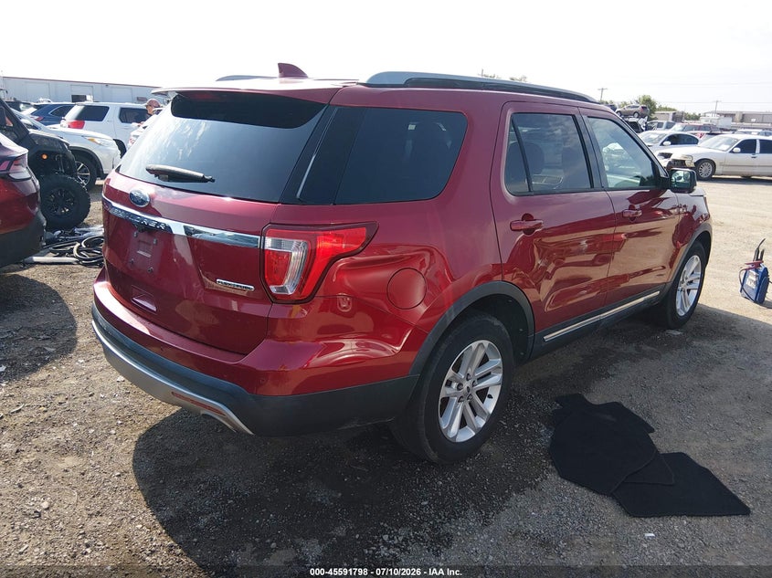 Vin: 1fm5k7d83gga32124, lot: 46090175, ford explorer xlt 20164