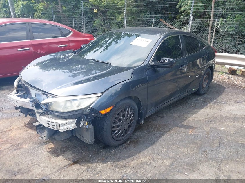 2018 Honda Civic, Front End, IAAI, VIN 2HGFC2F55JH550101 — photo 2