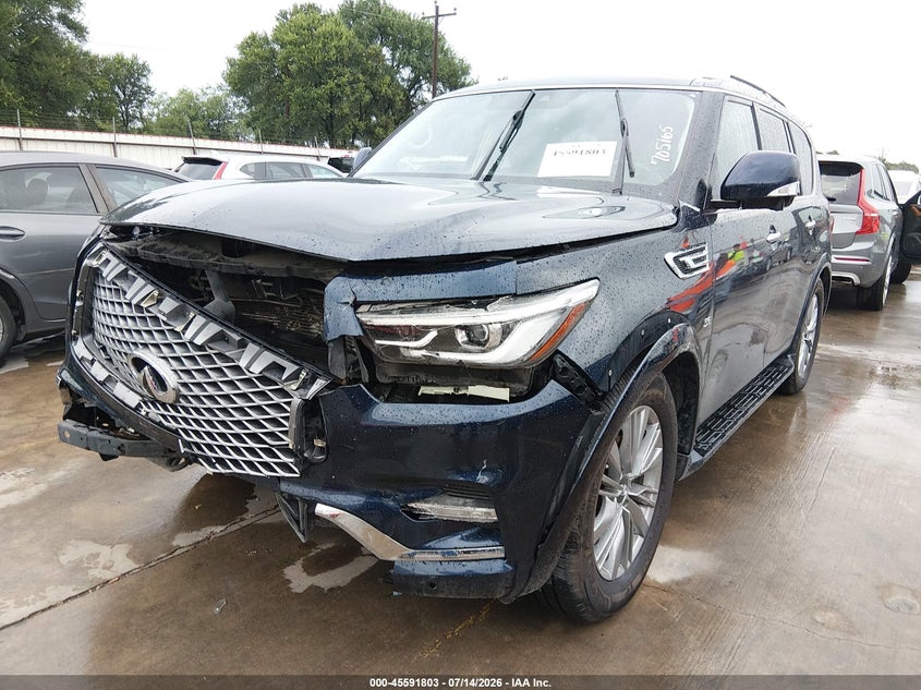 Vin: jn8az2nf6l9705165, lot: 46090180, infiniti qx80 luxe 20202