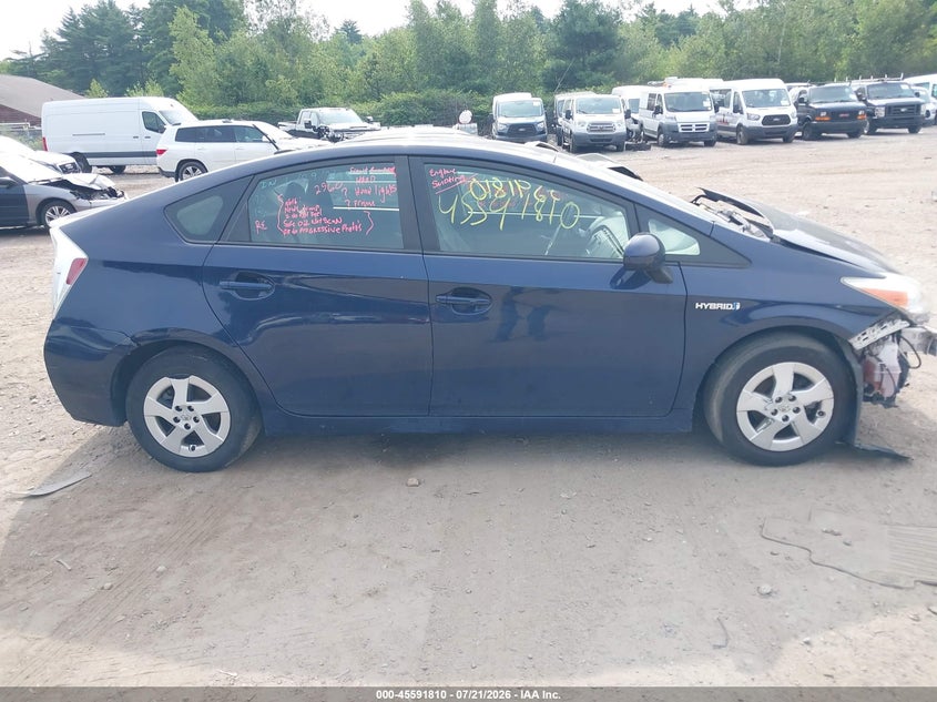 2014 Toyota Prius Three VIN: JTDKN3DU9E0379497 Lot: 45591810