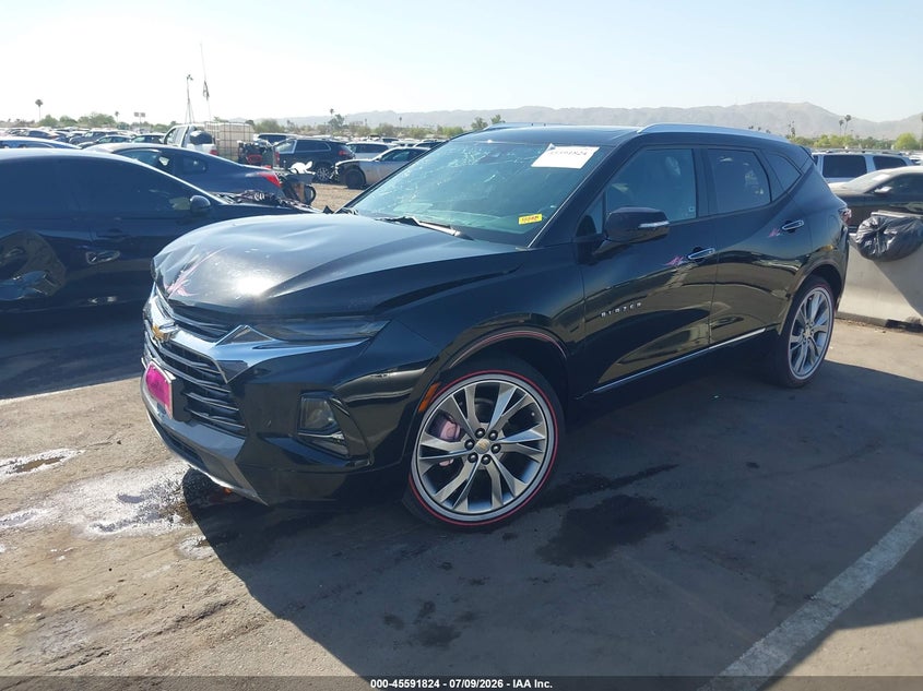 2019 Chevrolet Blazer, Rear, IAAI, VIN 3GNKBFRS0KS584445 — photo 2