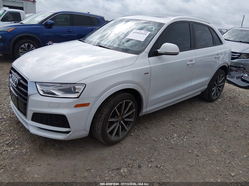 Vin: wa1bccfs7jr016553, lot: 46090301, audi q3 2.0t premium/2.0t sport premium 20182