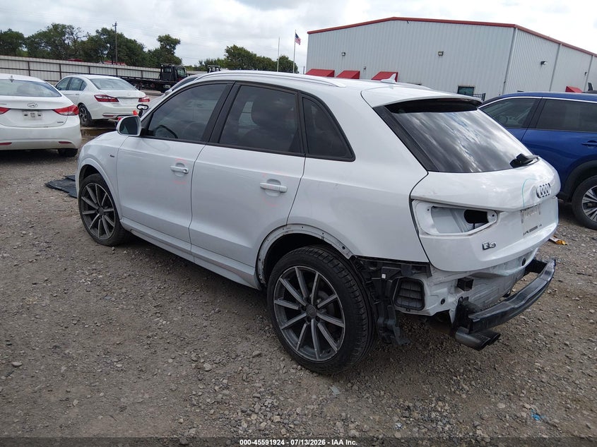 Vin: wa1bccfs7jr016553, lot: 46090301, audi q3 2.0t premium/2.0t sport premium 20183