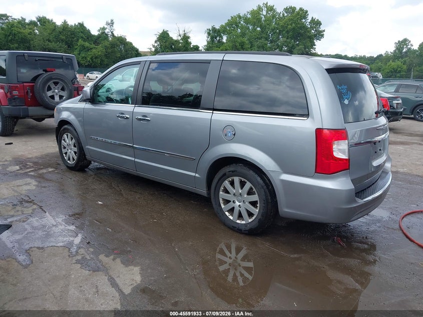 Vin: 2c4rc1bg8er453634, lot: 46090310, chrysler town & country touring 20143
