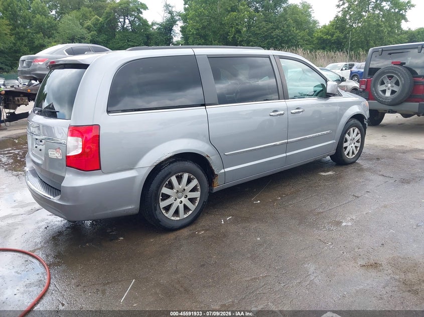 Vin: 2c4rc1bg8er453634, lot: 46090310, chrysler town & country touring 20144